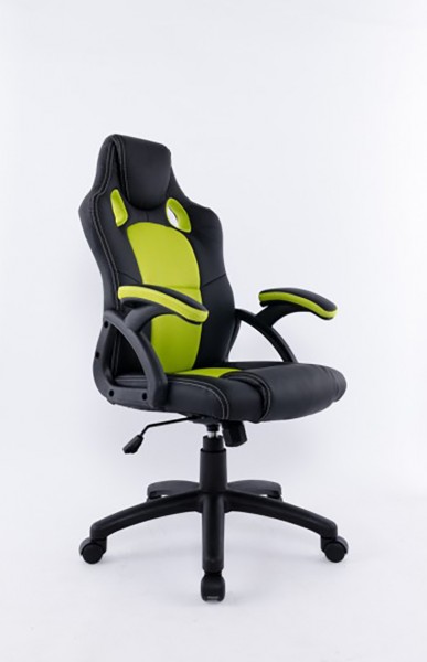 ADJ. OFFICE CHAIR W. GAS LIFT GREEN